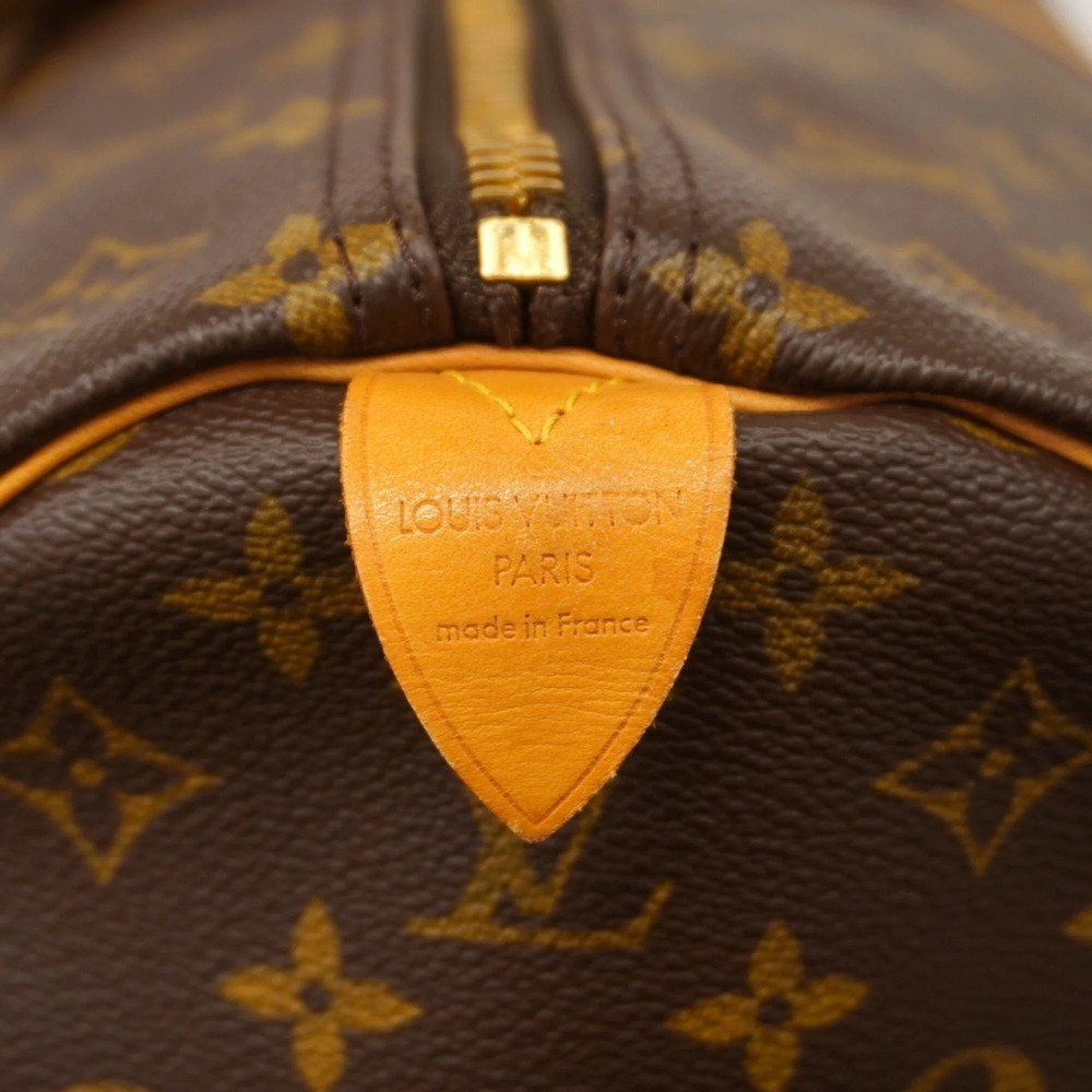 LOUIS VUITTON Brown Monogram Keepall 60 Boston Bag - Picture 5 of 14